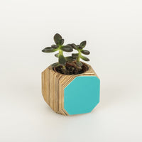 Priormade Mini Geo Vessel Mini Geo Vessels - Turquoise