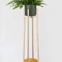 Priormade Plant stand Tall Plant Stand (Marigold Yellow)