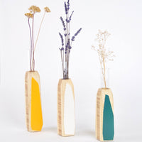 Priormade SALE - Bamboo Geo Vases - Multiple colours and sizes