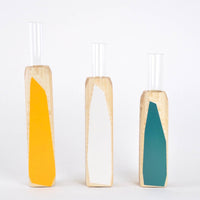 Priormade SALE - Bamboo Geo Vases - Multiple colours and sizes