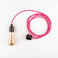PRIORMADE Simple Pendant Lamp Simple pendant lamp - Neon Pink (bulb included)