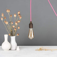 PRIORMADE Simple Pendant Lamp Simple pendant lamp - Neon Pink (bulb included)