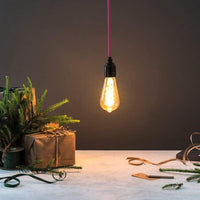 PRIORMADE Simple Pendant Lamp Simple pendant lamp - Neon Pink (bulb included)