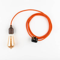 PRIORMADE Simple Pendant Lamp Simple pendant lamp - Orange (bulb included)