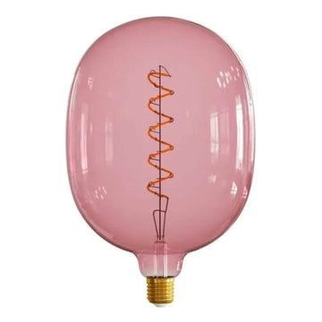 PRIORMADE Berry Red-Pink Egg XXL LED Spiral Filament Bulb
