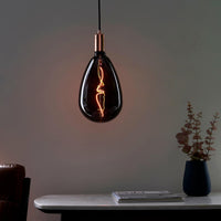 PRIORMADE Black Tinted Glass LED Filament Bulb
