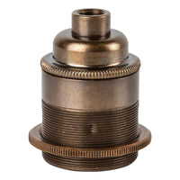 PRIORMADE Lamp Parts E27/Screw Lamp Holder - With Shade Ring Lamp Parts