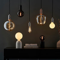 PRIORMADE Light Bulb Large Statement Filament Bulb - Amber 'Swirl'  (LED)