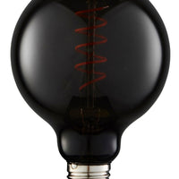 Priormade Bulb Globe Filament Bulb - Smoked Glass Spiral (LED)