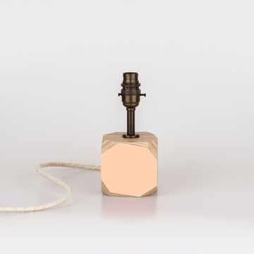 Priormade Geo Lamp Geo 100 Lamp in Blush Pink