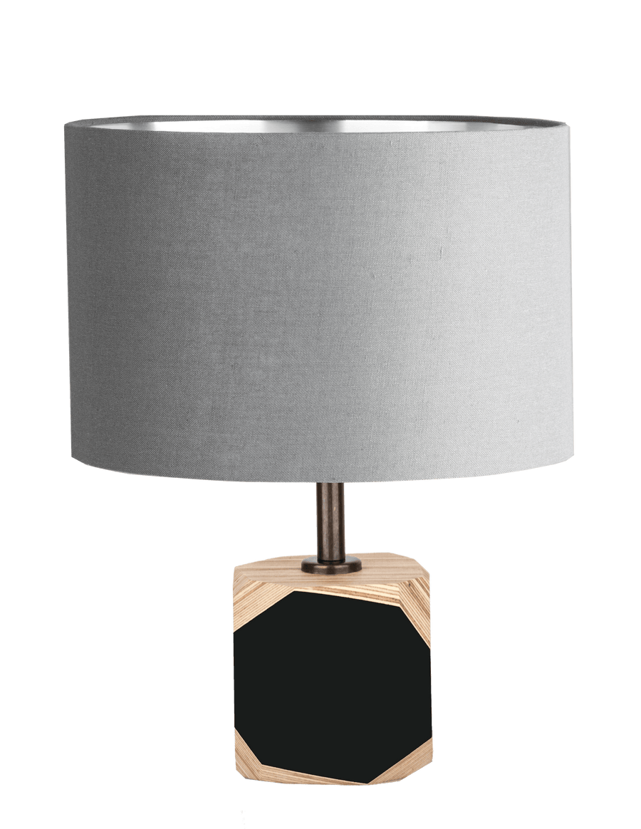 Priormade Geo Lamp Geo 100 Lamp in Charcoal