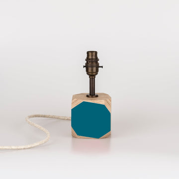 Priormade Geo Lamp Geo 100 Lamp in Petrol Blue