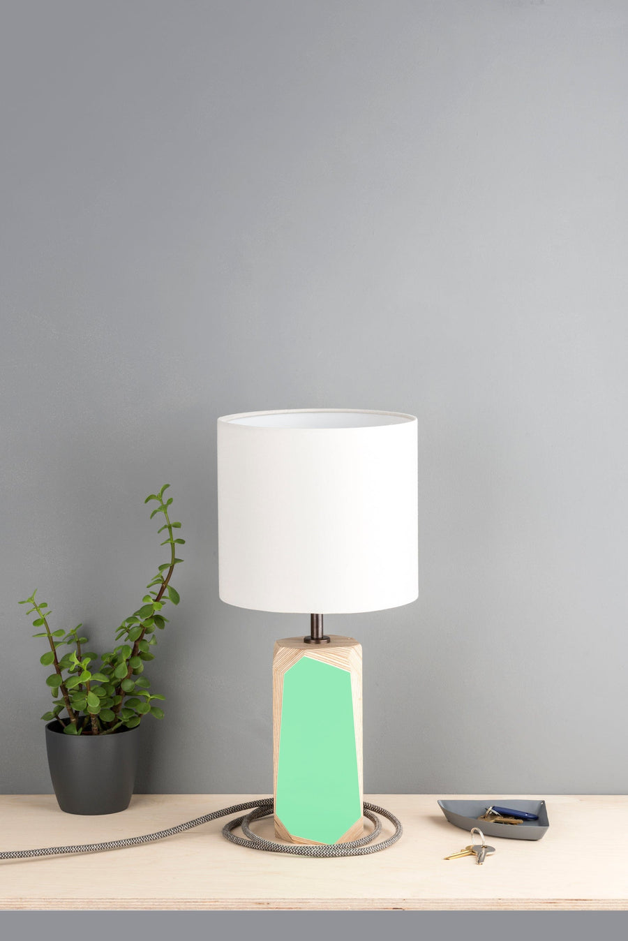 Priormade Geo Lamp Geo 200 Lamp in Natural  (no paint)