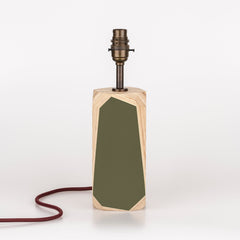 Priormade Geo Lamp Geo 200 Lamp in Olive Green