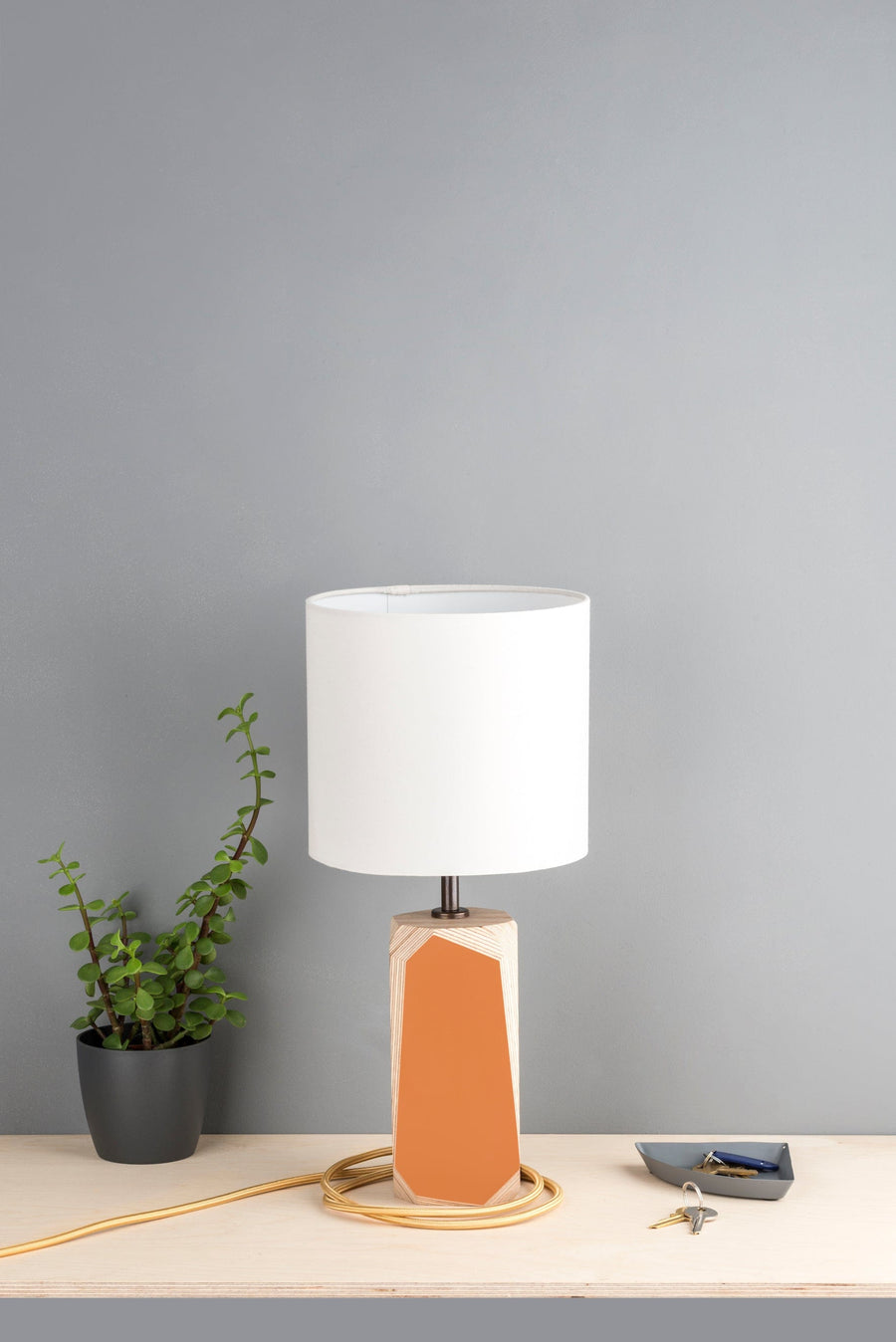 Priormade Geo Lamp Geo 200 Lamp in Smoke Grey