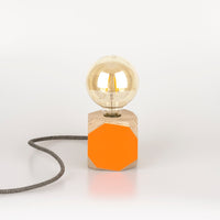 Priormade Geo Lamp Geo Filament Lamp in Orange