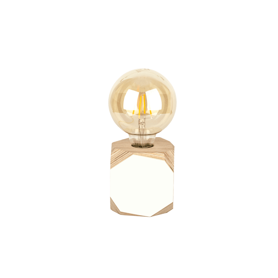 Priormade Geo Lamp Geo Filament Lamp in White