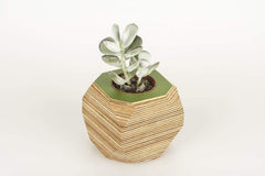 Priormade Geo Vessel Geo Vessel - Fern Green (top)