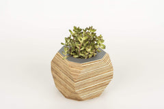 Priormade Geo Vessel Geo Vessel - Smoke Grey (top)