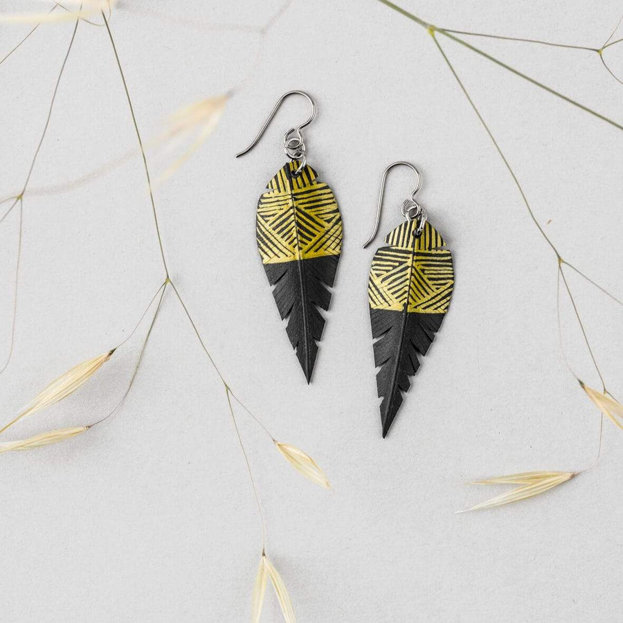 PRIORMADE Inner tube earrings Inner Tube Earrings - Gold lines