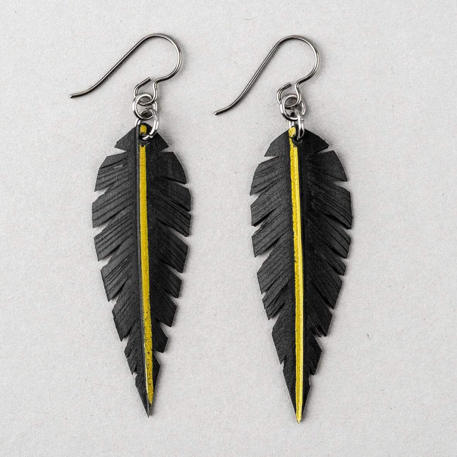 PRIORMADE Inner tube earrings Inner Tube Earrings - Gold Stripe