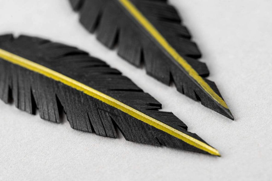 PRIORMADE Inner tube earrings Inner Tube Earrings - Gold Stripe