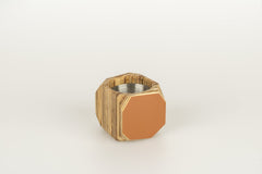 Priormade Mini Geo Vessel Mini Geo Vessels - Rust Orange