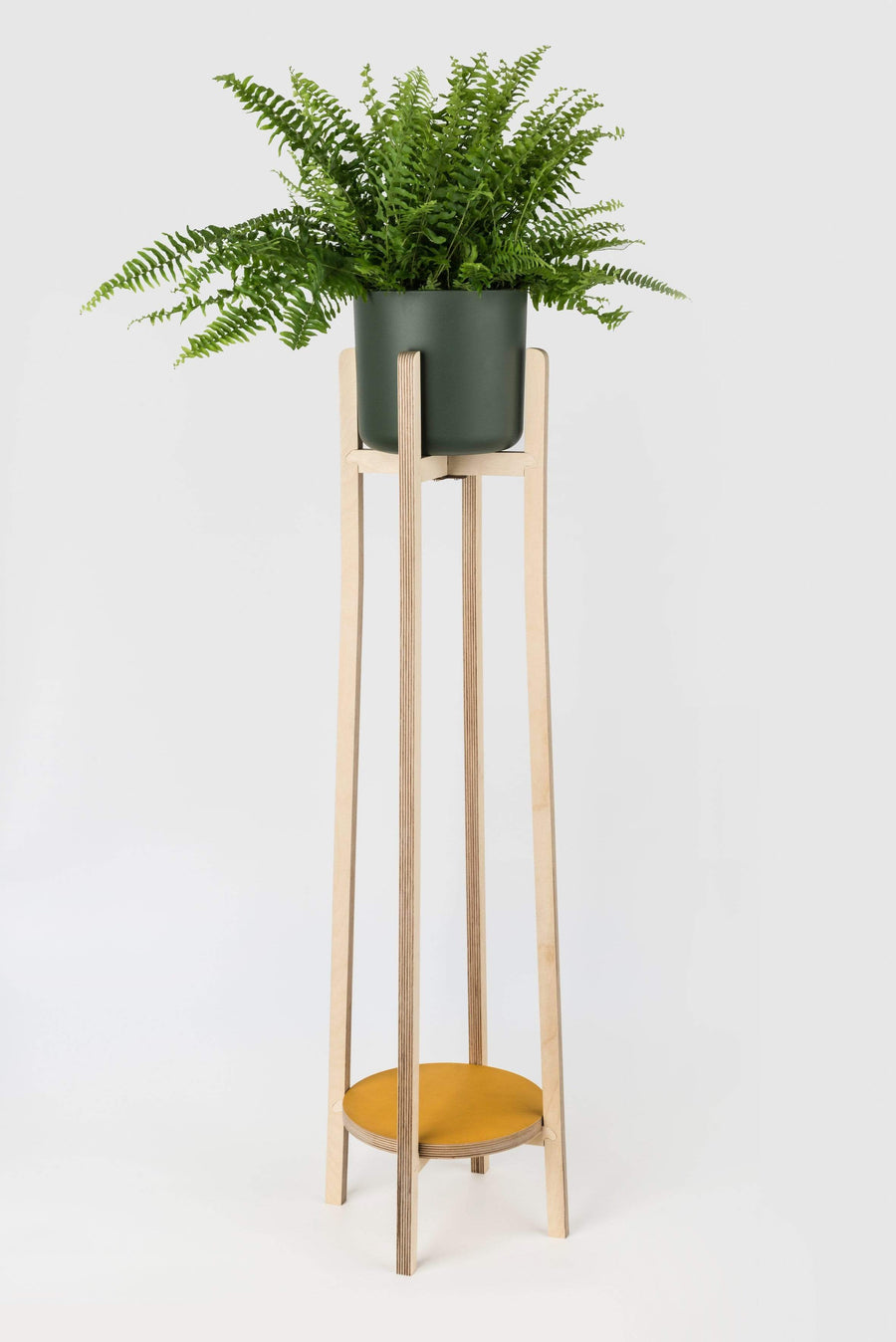 Priormade Plant stand Tall Plant Stand (Marigold Yellow)