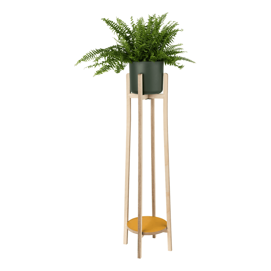 Priormade Plant stand Tall Plant Stand (Marigold Yellow)