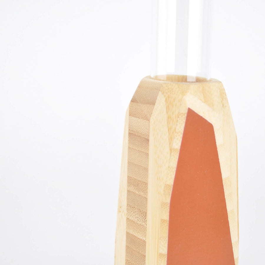Priormade SALE  - Bamboo Geo Vases  - Multiple colours and sizes
