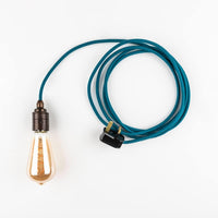 PRIORMADE Simple Pendant Lamp Simple pendant lamp - Blue Teal (bulb included)