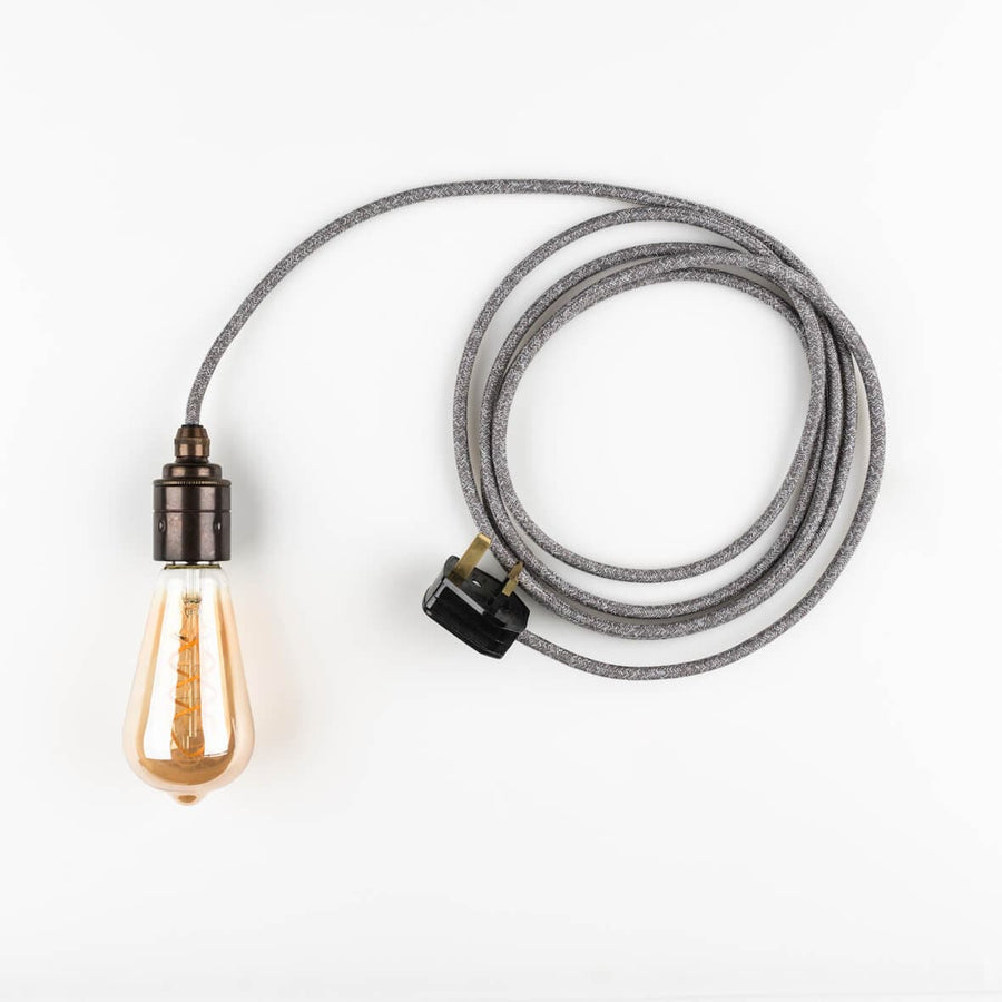 PRIORMADE Simple Pendant Lamp Simple pendant lamp - Light Grey (bulb included)