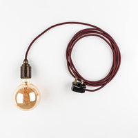 PRIORMADE Simple Pendant Lamp Simple pendant lamp - Orange (bulb included)